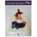 Crochet Top Hand Towel / Tea Towel -  Chickens Crochet Top Hand Towel / Tea Towel -  Chickens
